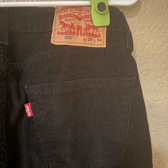 Levis Strauss & Co., 505 pants, Mens 29 x 34, Black - Picture 5 of 5